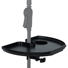 Gator GFWMICACCTRAY Extra Large Microphone Stand Accessory Tray w Drink Holder