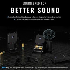 Phenyx Pro Wireless Bodypack Transmitter Uhf Bodypack Microphone For