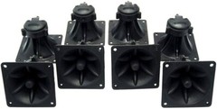 TWEETER (Tw-1005) 3″ x 3″ 94dB Sound Level PIEZO (8) -Horn Tweeter, DJ-or HOME