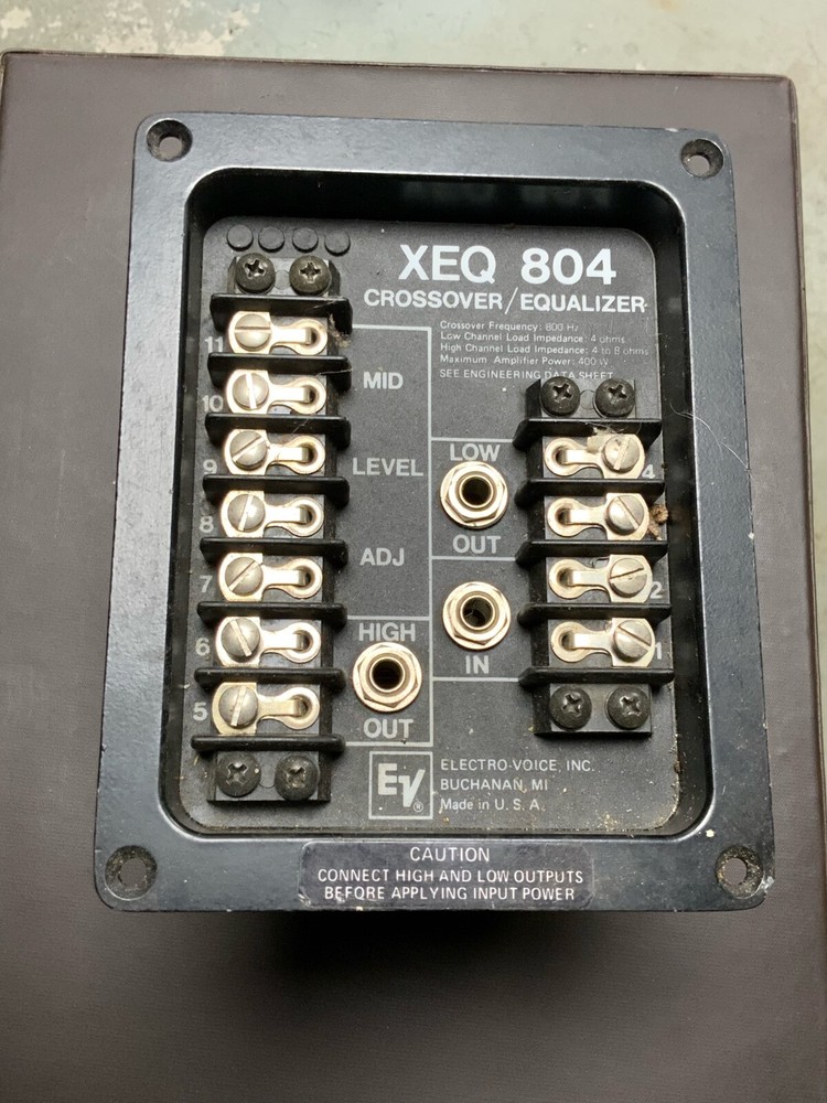EV XEQ-804 Crossover Equalizer used