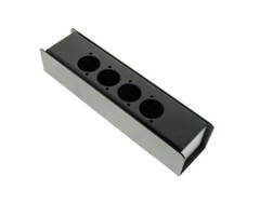 PROCRAFT PB1A-1X4X-BK Steel Project Box 8″ x 1-7/8″ x 1 5/8″ w/ 5 „D“ Punches