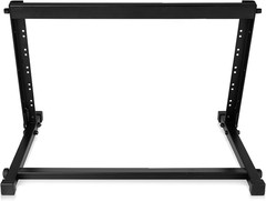 Angled Metal Desktop Rack Stand with Non-Slip Rubber Feet, 6U Rack Space (GFW-DE