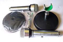 Skyline R-30 Cardioid Microphones Set New in Box Parts/Repair PLEASE READ
