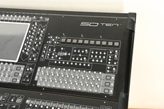 DiGiCo SD10 Digital Mixing Console with Waves Card and ST Optical CG01MLE