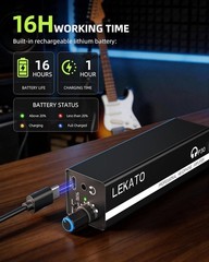 P30 in-Ear Monitor Amplifier, 16-Hour Rechargeable IEM Amp, Locking XLR/TRS I…