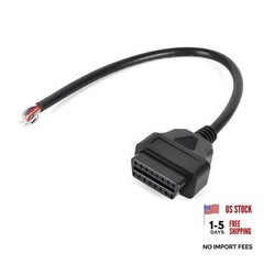 16 Pin 1 PC OBD OBDII OBD2 Female Connector Car Diagnostic Extension Cable