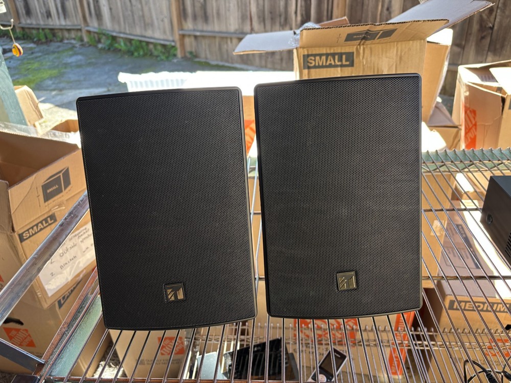 Lot of 2 – TOA 30w Speaker Model BS-1030B 4.75″ Indoor/Outdoor Speaker