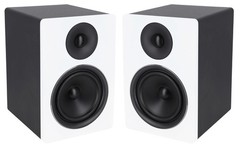 Pair Rockville APM6W 6.5″ 350W Powered Studio Monitors+Stands+Pads+Headphones