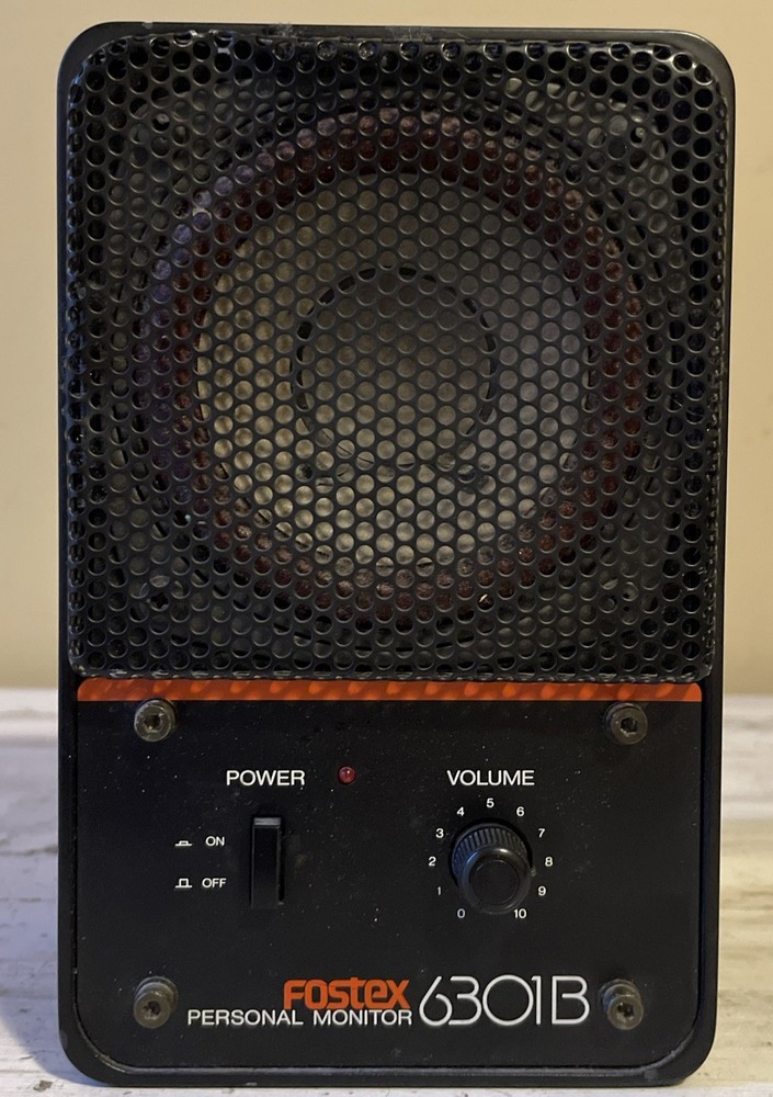 FOSTEX 63O1B PERSONAL MONITOR 129V 33W 60Hz 4″ Speaker Tested Working
