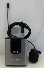 Hotec Wireless Headset Lavalier Microphone UHF Frequencies Rechargeable