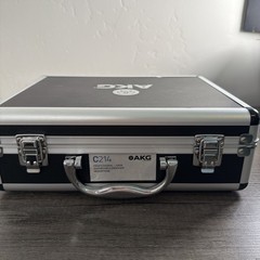 Empty AKG Protective Hardshell Flight Case For C214 Microphone (Case Only)
