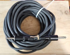 Peavey Speaker Wire 50ft 14 AWG with Neutrik Connectors Black and Silver