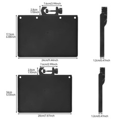 2 PCS Mic Stand Tray Clampon Shelf Recording Live Streaming 9.4×6.8 Inch