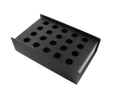 PROCRAFT PB12-20X-BK Steel Project Box 11-1/8″ x 6-15/16″ x 3″ w/ 20 D punches