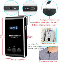 Wireless Tour Guide System – 195MHz Headsets for Church & Conference Use