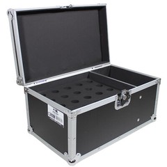 ProX XS-MIC20S Microphone Case Holds 20 Handhelds W/Side Storage