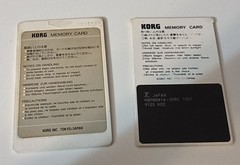 KORG 1990 PCM KSC-2S Workstation S3 DANCE PCM DATA Program Memory Card Rare HTF