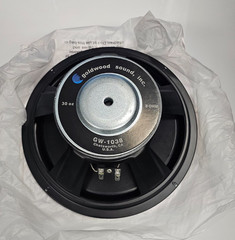 Goldwood Sound GW-1038 10″ 8 Ohm Woofer Speaker Driver 30 oz Magnet NEW