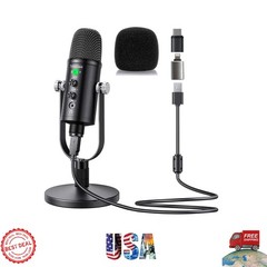 Advanced USB Microphone with One-Tap Mute and Clarity for Streaming & Zoom Calls