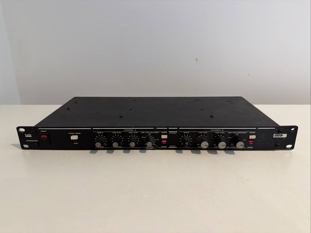 DOD Electronics R-835 Stereo Crossover 2-Way Active Crossover Tested Working