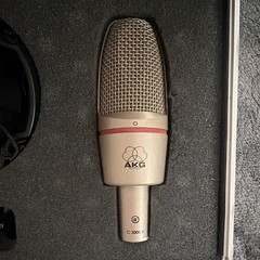 AKG C 3000 B Condenser Microphone Silver w/ Shock Mount, Case, Adjustable Gain