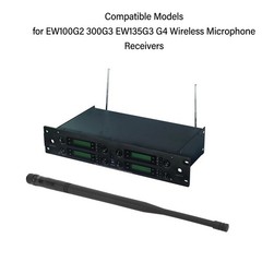 Wireless Microphone Receiver Antenna 26cm ABS Aluminum Alloy Mic Receiver