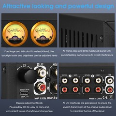 Douk Audio L3 3 Channel Stereo Audio Loop Switcher w/VU Meter RCA Selector BOX