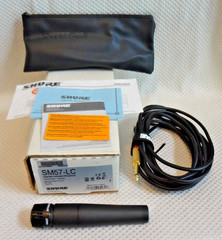 SHURE SM57-LC UNIDIRECTIONAL DYNAMIC LEGENDARY INSTRUMENT MICROPHONE w/ CABLE