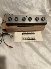 Vintage Sony Stereo Microphone Mixer Model MX-6S Untested As Is