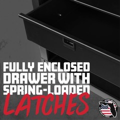 Gator Rackworks Shallow 2U Rack Mount Drawer Space – Shallow, Black