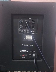 Sound Town METIS-12SPW Active Powered Subwoofer Wired XLR RCA Black