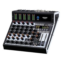 BOMGE 6 Channel Audio Mixer 99 DSP Bluetooth USB