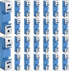 LEIFIDE 50pc Blue Sound Isolation Clips Studio Wall Ceiling Clips