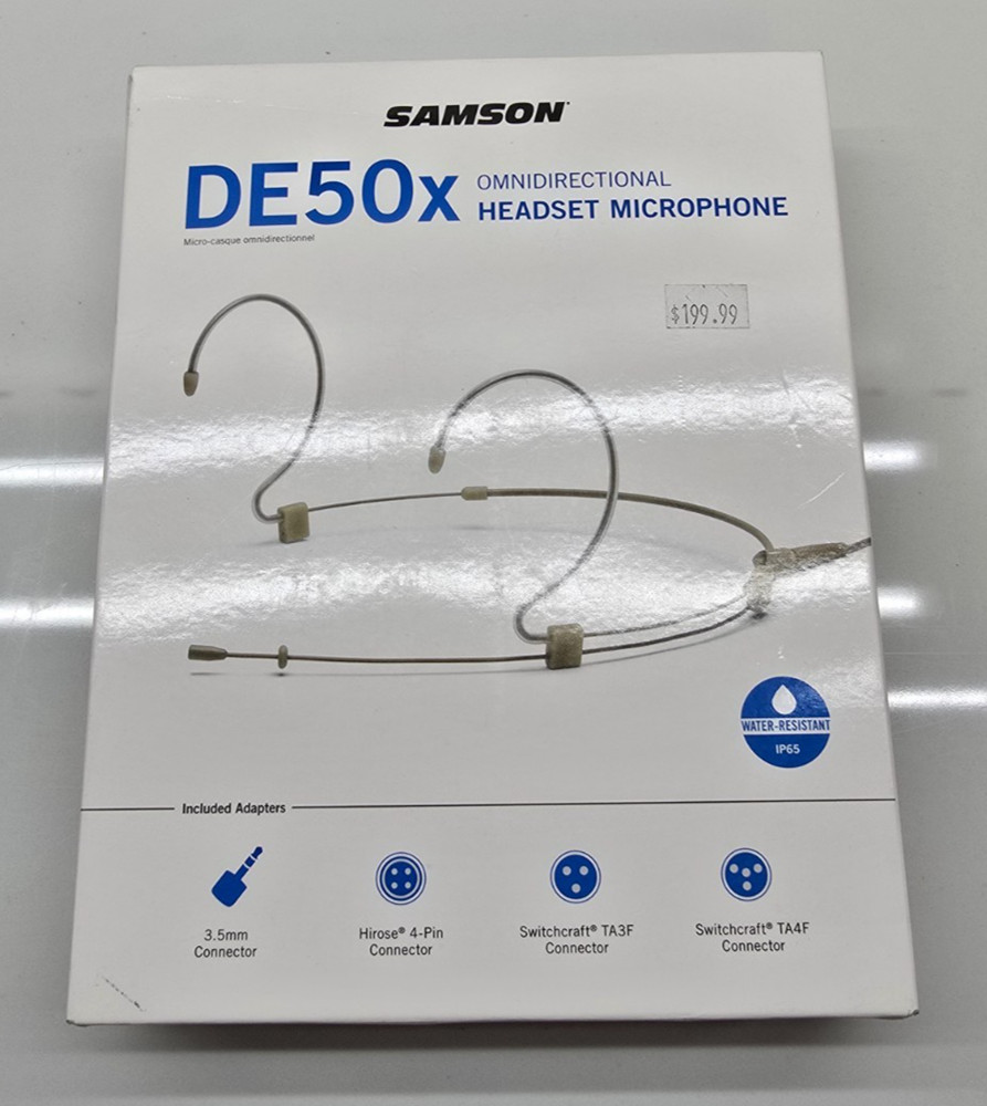 DE50x Professional Omnidirectional Headset Microphone Tan