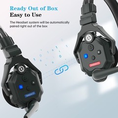 Hollyland Solidcom C1 Single-Ear Master Headset Single-Ear Full-Duplex Wireless