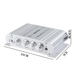 NP Sundeer 2.1 Channel Mini Amplifier 20W20W40W Hi-Fi Power Amplifier 12V 2A