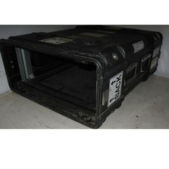 Rackmount 04U x24 ECS Legacy Composite Shock Mount Rack Black Case Shockmount B