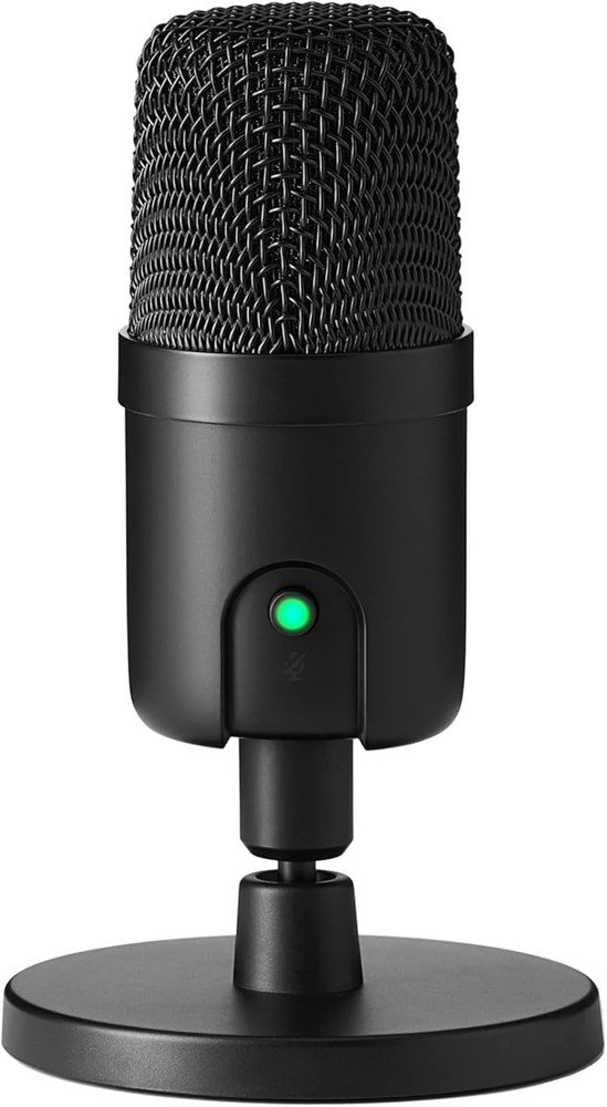 Amazon Basics USB Condenser Microphone for Streaming Recording, and Podcasting