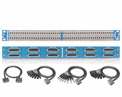 Switchcraft StudioPatch 9625 TT Patchbay | 10 Custom 8ft. Standard Mogami Cables