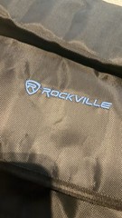Rockville RVBAG25 DJ Equipment Backpack Controller Laptop Gear Carry Bag Black
