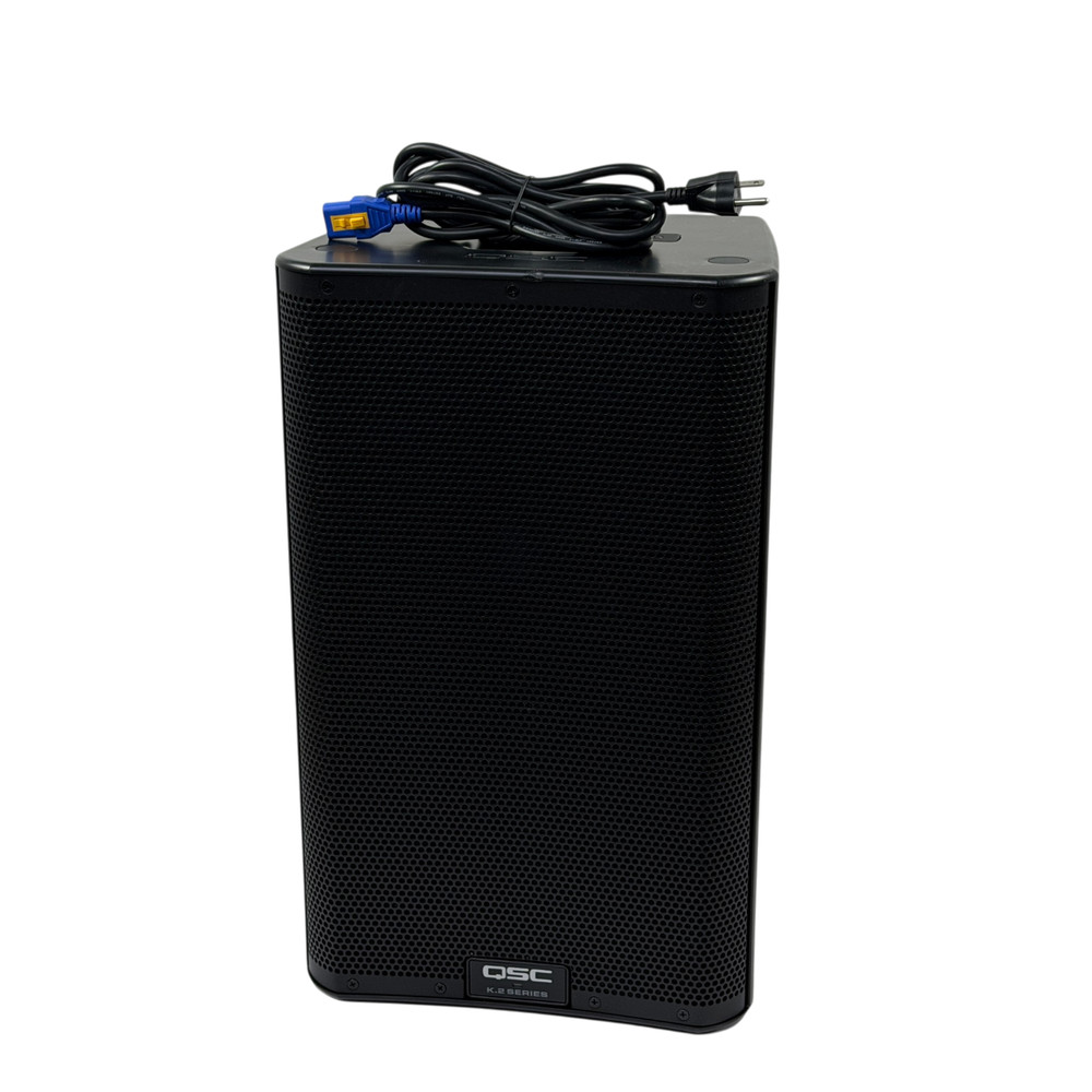 QSC K10.2 Active 2000W 10″ Amplified Portable 2-Way PA Speaker Wired Black Works
