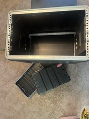 SKB Black Plastic Hard Rack Case w/ Rack Rails, Fits Rack Gear