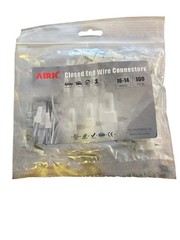 AIRIC Closed End Crimp Connectors 16-14 AWG 100×7 Wire AWG16-14, Total 700 PCS