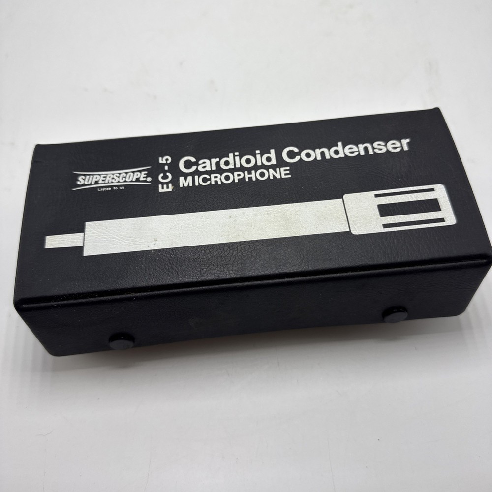 Cardioid Condenser Microphone Super Scope EC-5 In Original Box