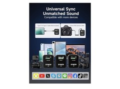 SYNCO G2 (A2) Series Digital 2.4GHz 2-Person Wireless Microphone System NEW*Read