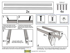 Synthrotek 3U Eurorack Case Brackets, 126HP Rails – Modular Case Hardware