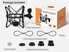 Anti Vibration Microphone Shock Mount Spider Holder Compatible Condenser Mics