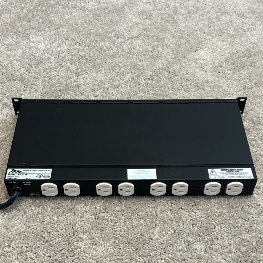 Middle Atlantic Products PD-915R Rack Mount Power Conditioner 120V 15A Surge EMI