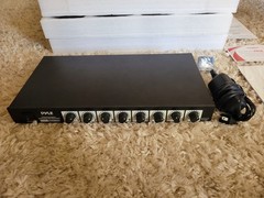 Pyle VHF 8 Channel Wireless Desktop Microphone Receiver System (missing 1 mic)