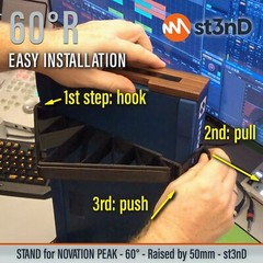 STAND for NOVATION PEAK – 60° – Raised by 50mm